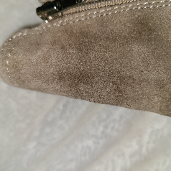 Dolce Vita Size 10 Brown Suede Leather Wedge Booties - Picture 12 of 15